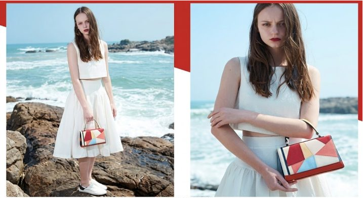 Chọn túi xách theo dáng người quả lê giúp cân bằng hông và vai.